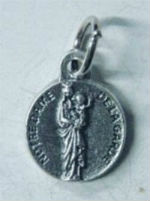 NOTRE DAME DE LA GARDE PENDENTIF MEDAILLE METAL ARGENTE