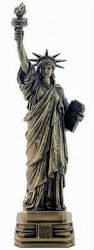 STATUE DE LA LIBERTE FACON BRONZE SCULPTURE