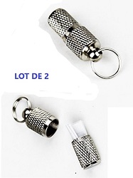 TUBES D IDENTITE POUR CHIENS ET CHATS LOT DE 2