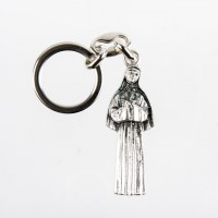 SAINTE RITA STATUETTE PORTE CLES ARGENTE