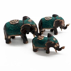PORTE BONHEUR ELEPHANT SACRE LAITON BIEN ETRE AU CHOIX