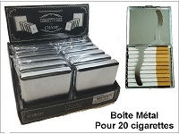 ETUI A CIGARETTES METAL VENITIEN