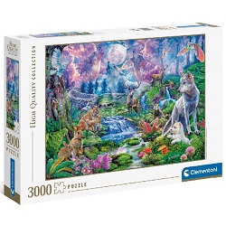 PUZZLE 3000 PIECES FORET MAGIQUE