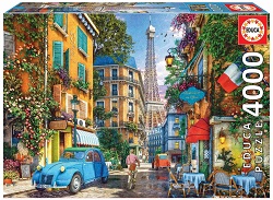 PUZZLE 4000 PIECES RUES DE PARIS TOUR EIFFEL