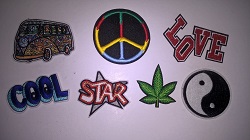 ECUSSON PATCH  COOL HIPPIE THERMOCOLLANT LOT DE 6