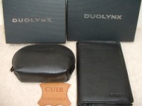 PORTE FEUILLE PORTE MONNAIE ASSORTIS CUIR DUOLYNX