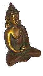 BOUDDHA THAI BRONZE STATUETTE