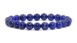 LAPIS LAZULI BRACELET BOULES 8 MMS