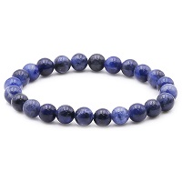 SODALITE BRACELET BOULES 8 MMS