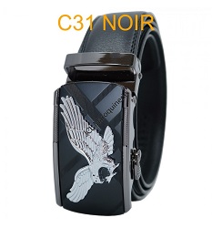 CEINTURE CUIR AUTOMATIQUE 35 BOUCLE AIGLE