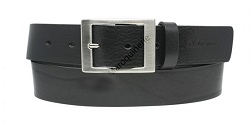 CEINTURE CUIR DOUBLE BOUCLE 40CMS