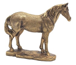 CHEVAL FACON BRONZE STATUE SCULPTURE