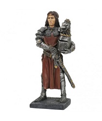 LANCELOT COULEURS RESINE STATUE