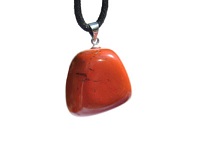 AGATE ROUGE PIERRE NATURELLE PENDENTIF COLLIER