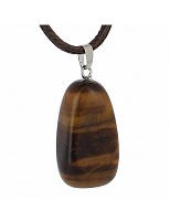 OEIL DE TIGRE PIERRE NATURELLE PENDENTIF COLLIER