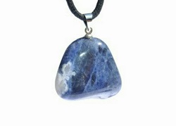 SODALITE PIERRE NATURELLE PENDENTIF COLLIER