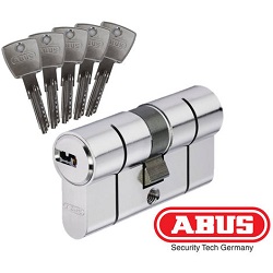 CYLINDRE SERRURE HAUTE SECURITE ABUS 5 CLES REF. D6PS