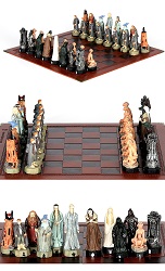 JEU D ECHECS SAGA FANTASTIQUE RESINE