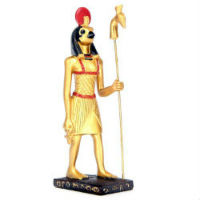 HORUS AVEC ANKH SCULPTURE STATUE