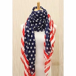 FOULARD DRAPEAU USA ETOILES