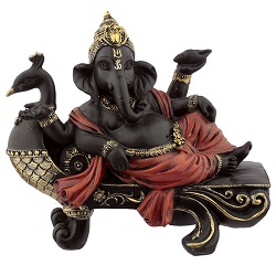 GANESH SUR BANC PAON STATUE SCULPTURE