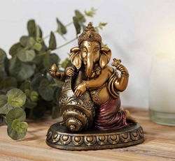 GANESH COQUILLAGE STATUE SCULPTURE