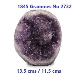 AMETHYSTE GEODE PIERRE NATURELLE 1845 GRAMMES No 2732