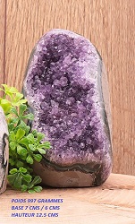 AMETHYSTE GEODE PIERRE NATURELLE 997 GRAMMES