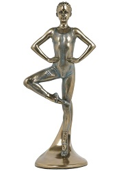 GYMNASTE FACON BRONZE STATUE