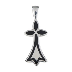 PENDENTIF HERMINE BRETAGNE ARGENT VERITABLE MEDAILLE CHAINE COLLIER