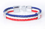 BRACELET TRICOLORE BLEU BLANC ROUGE