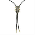 BOLO TIE CRAVATE WESTERN GUITARE MUSIQUE