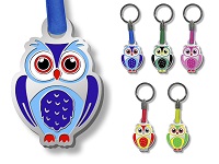 HIBOU PORTE CLES COULEUR