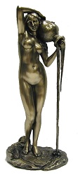 LA SOURCE FACON BRONZE STATUETTE