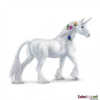 LICORNE BLANCHE ET FLEURIE