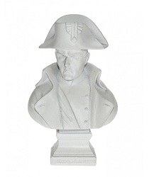 NAPOLEON BUSTE PINEDO PATINE BLANCHE STATUETTE 15 CMS