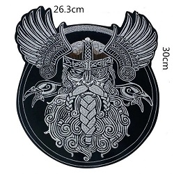 GRAND ECUSSON PATCH THERMOCOLLANT VIKING ODIN 30 CMS / 26 CMS