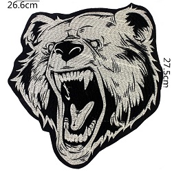GRAND ECUSSON PATCH THERMOCOLLANT GRIZZLY 27 CMS / 26 CMS
