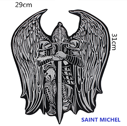 GRAND ECUSSON PATCH THERMOCOLLANT SAINT MICHEL 31CMS/29CMS