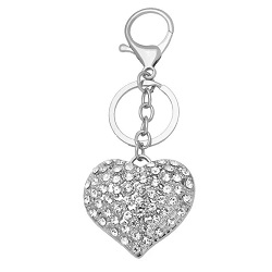 BIJOU DE SAC COEUR STRASS PORTE CLES