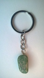 JADE NEPHRITE PORTE CLES PIERRE NATURELLE