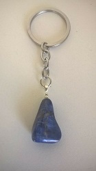 SODALITE PORTE CLES PIERRE NATURELLE