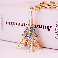 BIJOU DE SAC TOUR EIFFEL STRASS PORTE CLES