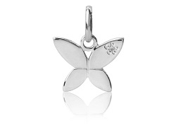 PAPILLON PENDENTIF ARGENT 925 ECRIN