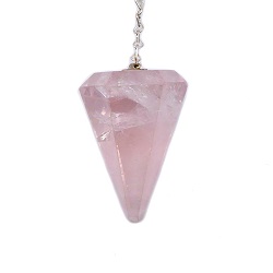 PENDULE QUARTZ ROSE POCHETTE