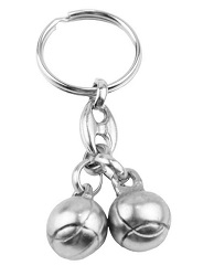 BOULES DE PETANQUE PORTE CLES METAL RELIEF FABRICATION FRANCAISE