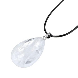 OPALITE PIERRE NATURELLE PENDENTIF COLLIER