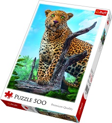 PUZZLE 500 PIECES LEOPARD