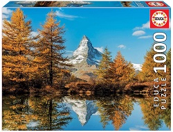 PUZZLE 1000 PIECES MONTAGNE EN AUTOMNE