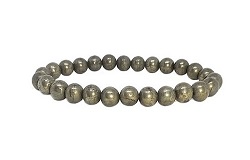 PYRITE BRACELET BOULES 8 MMS